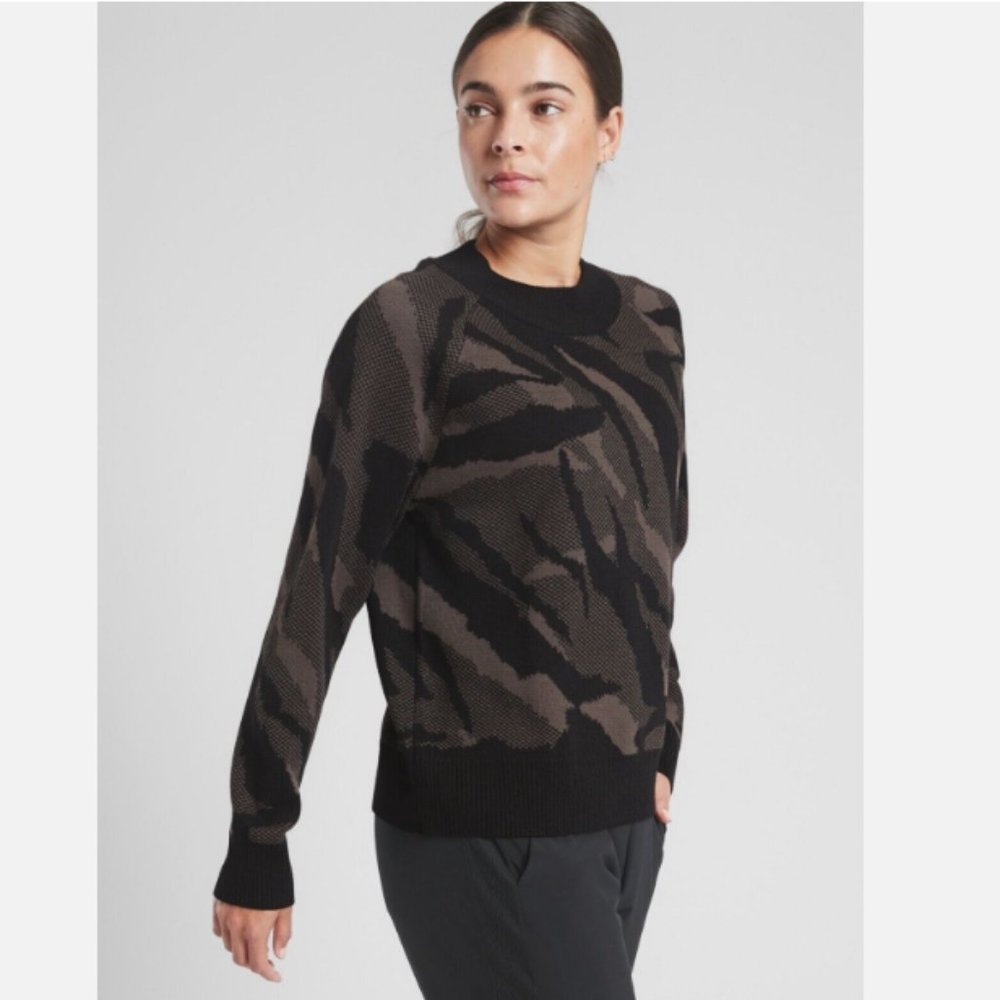 Athleta Jacquard Pullover Sweater (969)